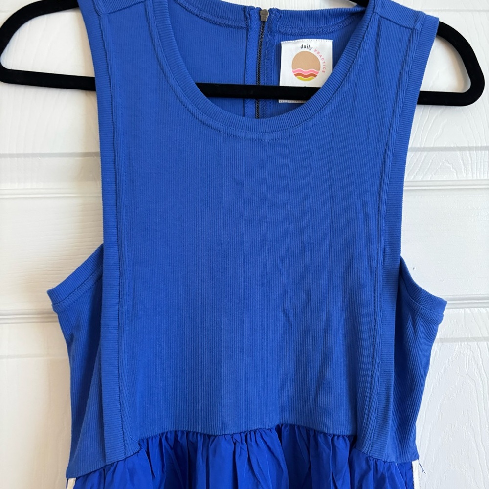 Anthropologie Sleeveless Blue Maxi Dress - Picture 2 of 10